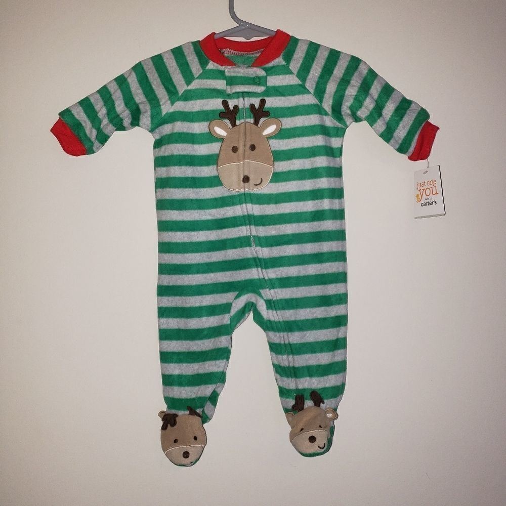 JUST ONE YOU CHRISTMAS SLEEPER REINDEER 3 MONTHS
